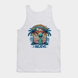 alien I BELIEVE Tank Top